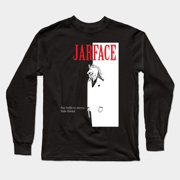 JARFACE Long Sleeve T-Shirt by wolfkrusemark